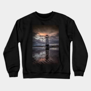 Talacre Lighthouse at Dawn Crewneck Sweatshirt